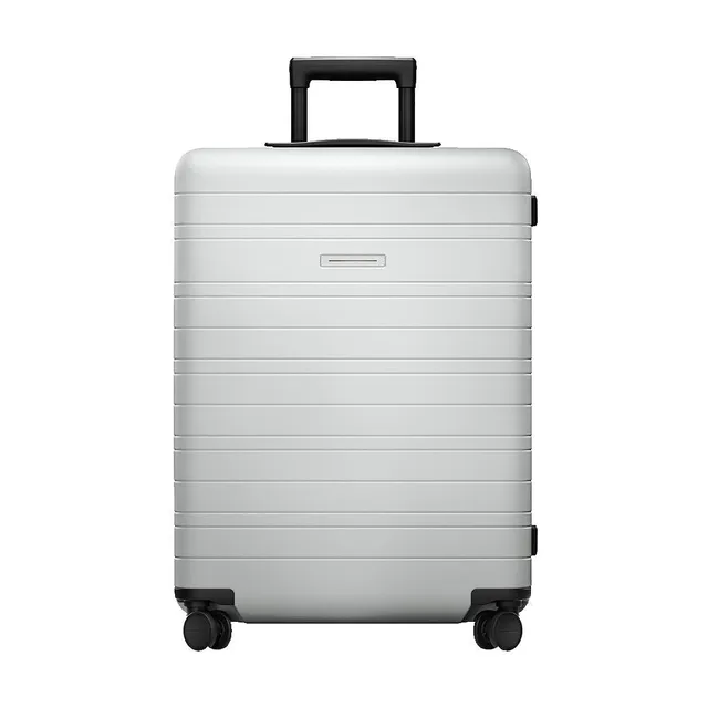 horizn-studios-h6-smart-check-in-koffer-m-light-quartz-grey-hard-shell-mit-integ image 1