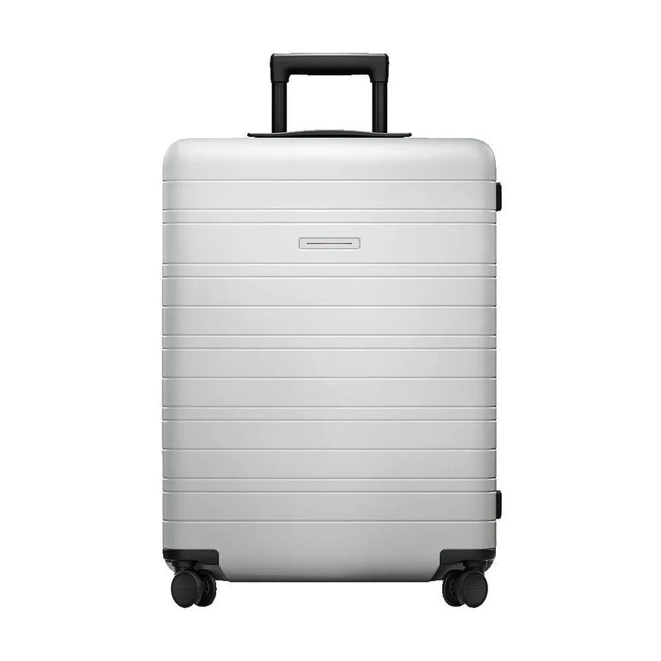 horizn-studios-h6-smart-check-in-koffer-m-light-quartz-grey-hard-shell-mit-integ image 1