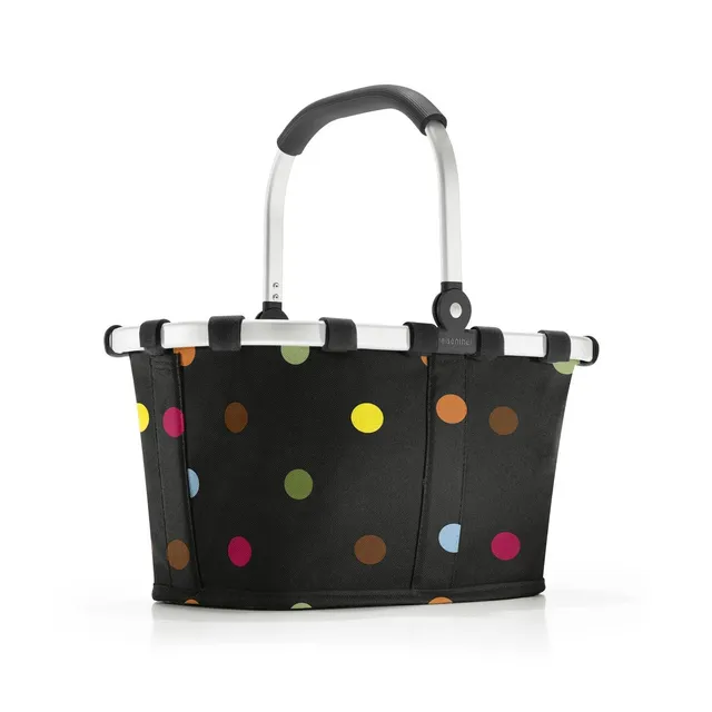 reisenthel-carrybag-xs-mixed-dots-kleiner-einkaufskorb-mit-aluminiumrahmen-33-5- image 1