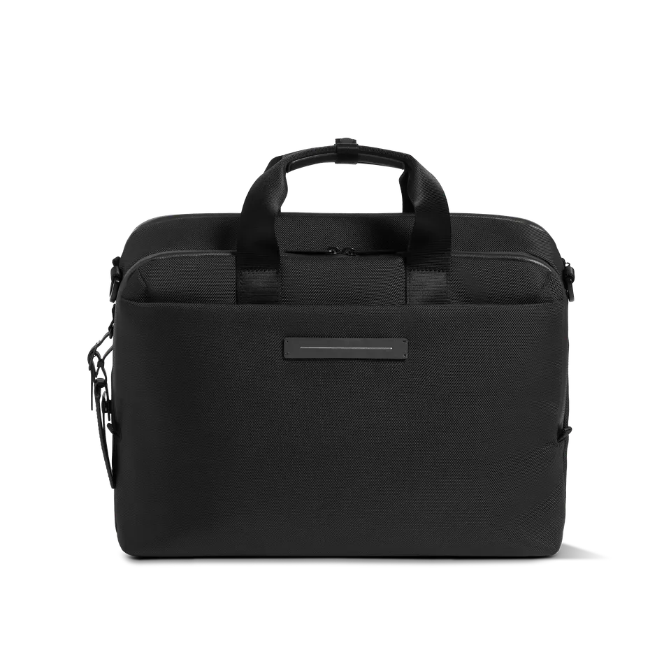 horizn-studios-midtown-aktenkoffer-business-tasche-all-black-hochwertiges-nylon image 1