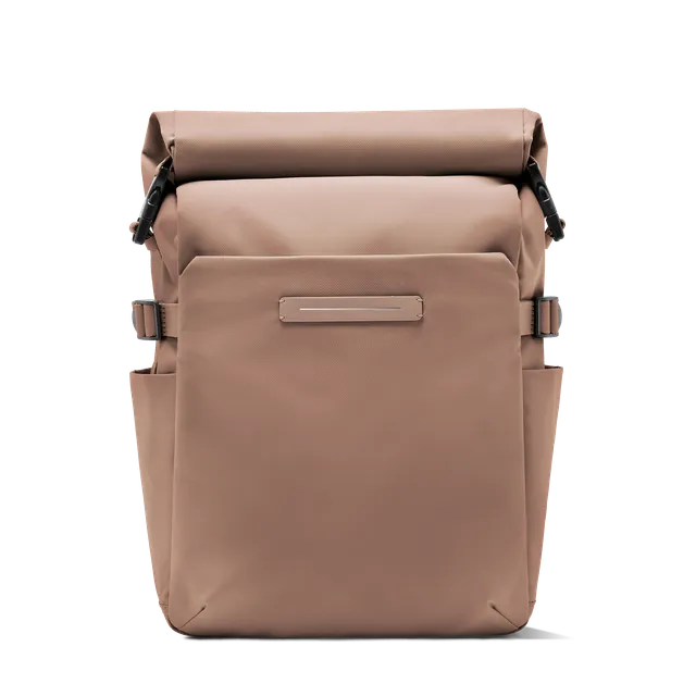 horizn-studios-shibuya-rolltop-backpack-mocha-recycled-nylon-pendlerrucksack image 1