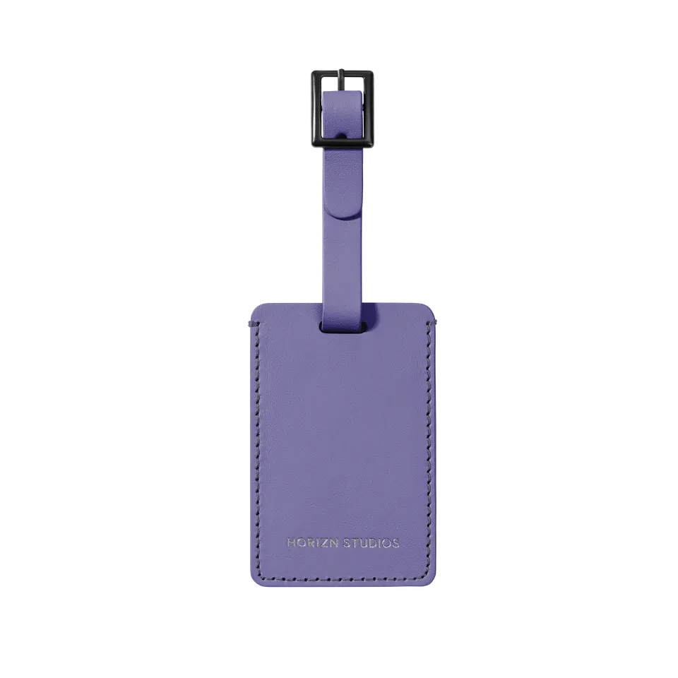 horizn-studios-luggage-tag-kofferanh-nger-purple-blaze-pu-mit-horizn-id-personal image 1