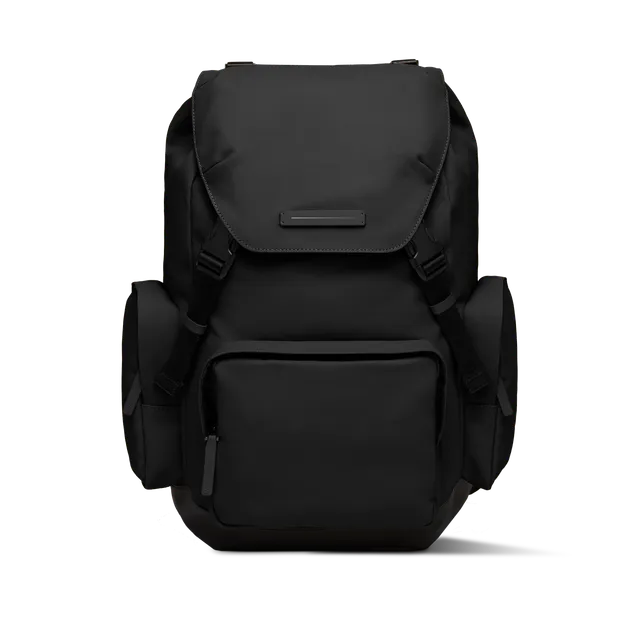 horizn-studios-sofo-backpack-travel-black-gewachstes-canvas-reise-rucksack image 1