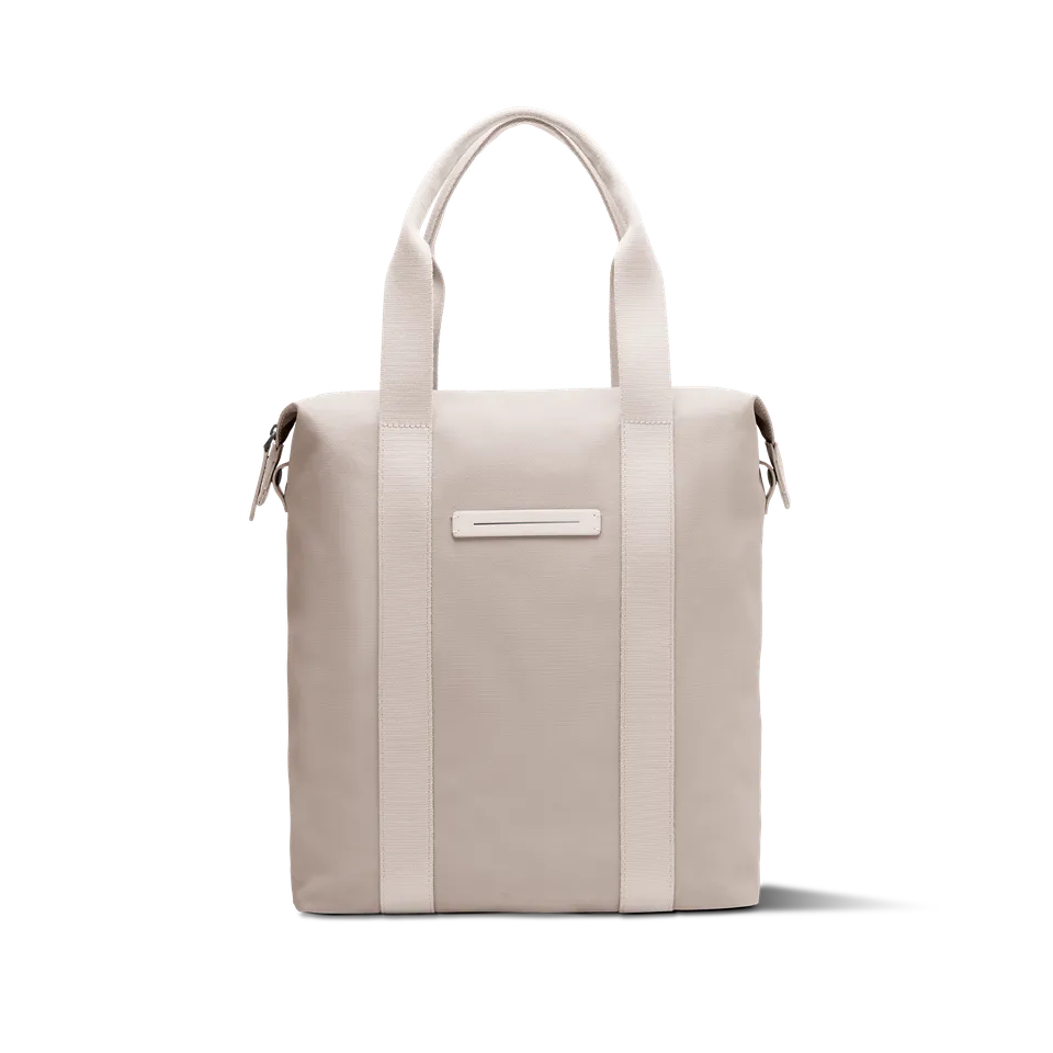 horizn-studios-sofo-vertical-tote-sand-grey-waxed-canvas image 1