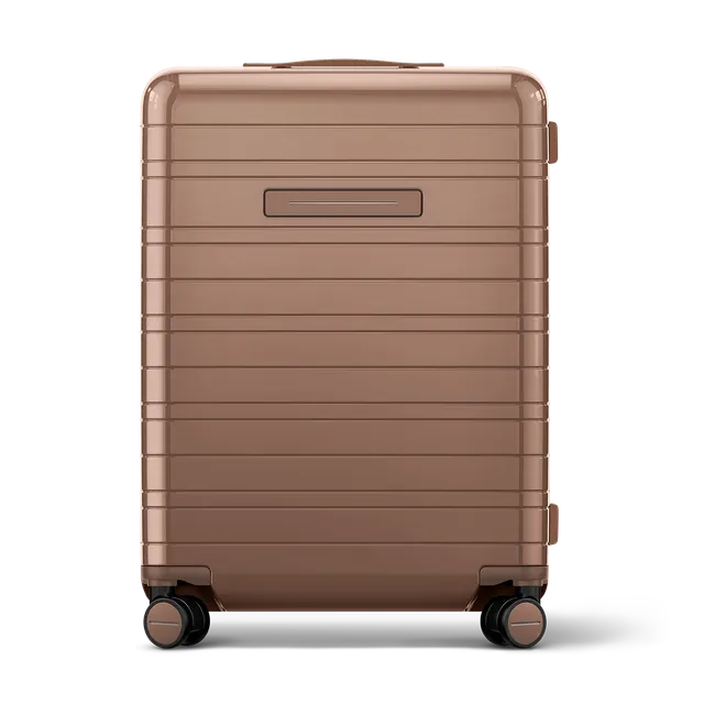 horizn-studios-h6-re-check-in-koffer-m-64-cm-glossy-mocha-recycelte-hartschale-a image 1