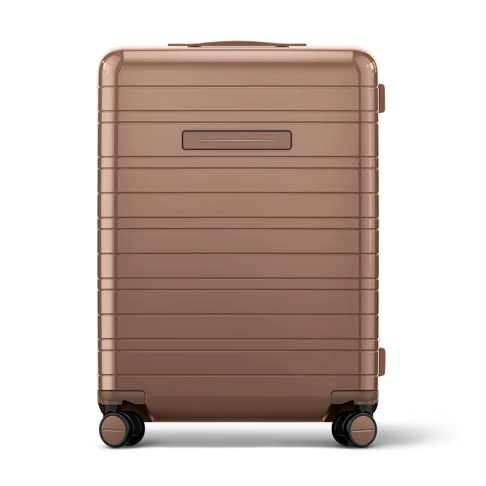 horizn-studios-h6-re-check-in-koffer-m-64-cm-glossy-mocha-recycelte-hartschale-a image 1