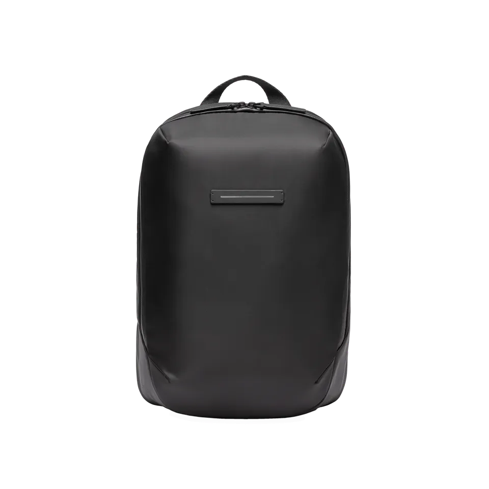 horizn-studios-gion-backpack-light-s-all-black-recycled-nylon-rucksack image 1
