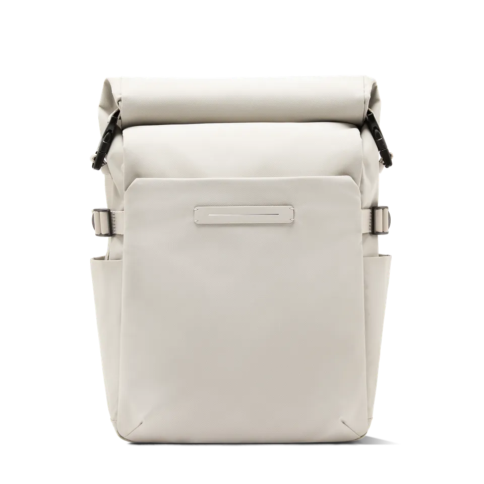 horizn-studios-shibuya-rolltop-backpack-sand-grey-rolltop-rucksack-aus-recycelte image 1