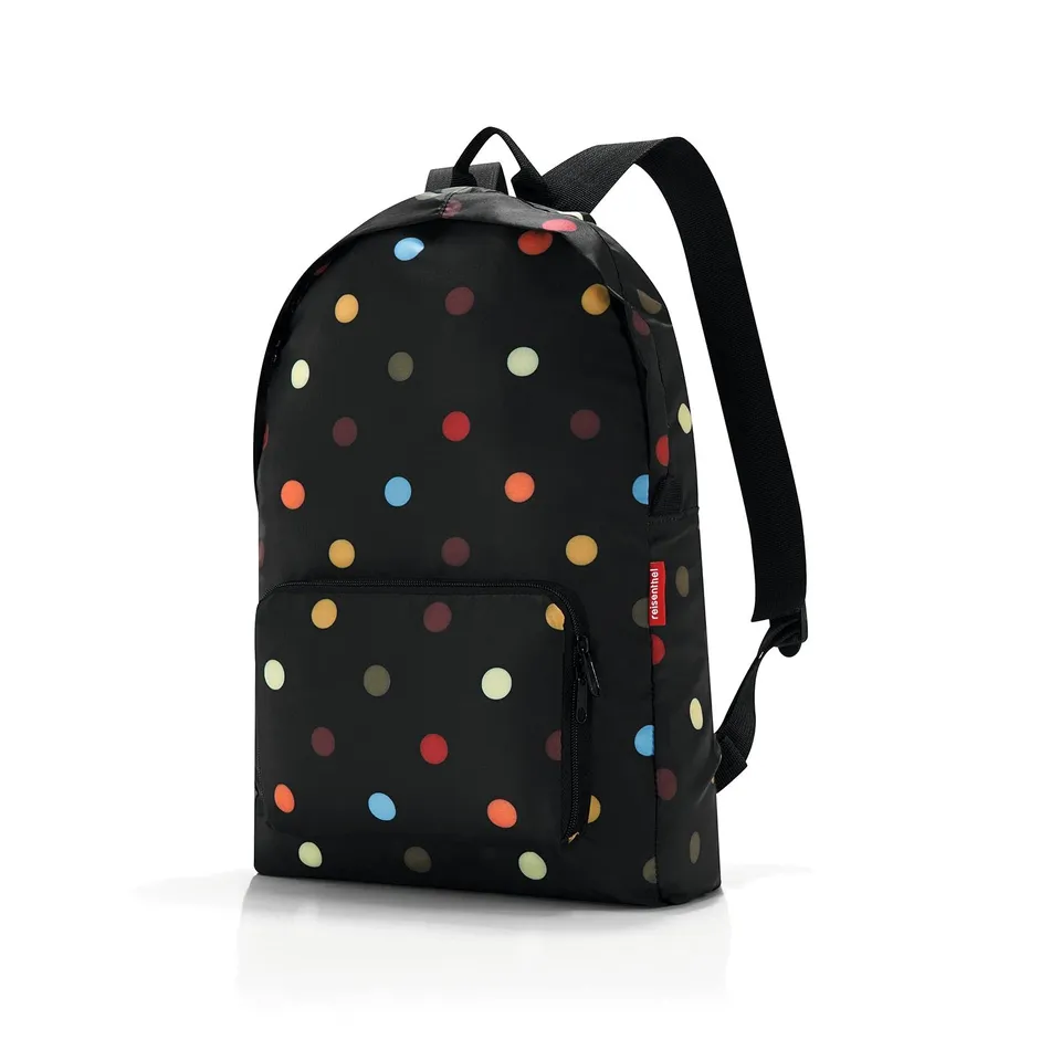 reisenthel-mini-maxi-rucksack-faltbarer-zweit-rucksack-dots-7009-mit-rei-verschl image 1