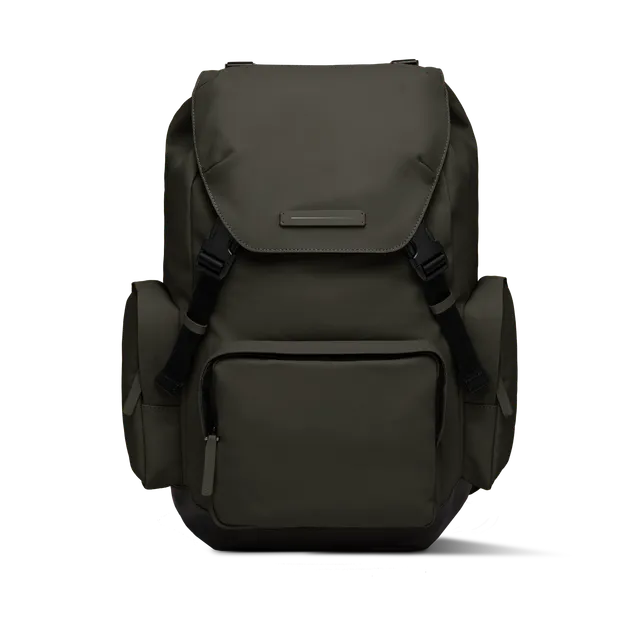 horizn-studios-sofo-backpack-travel-dark-olive-gewachstes-canvas-reise-rucksack image 1