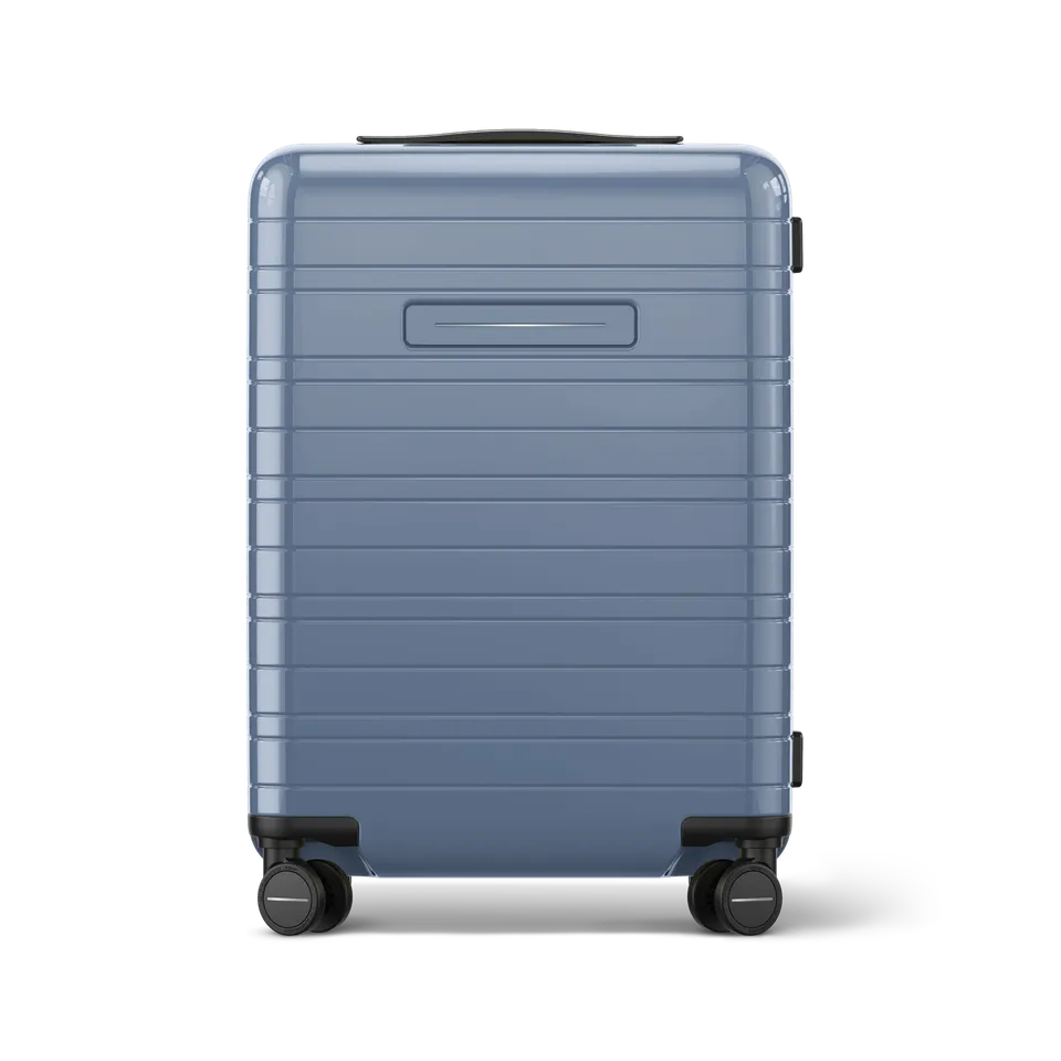 horizn-studios-h5-essential-cabin-trolley-vegan-multi-shell-glossy-blue-vega-55- image 1