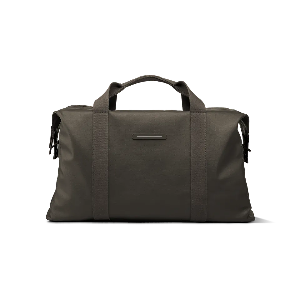 horizn-studios-sofo-weekender-m-dark-olive-recycled-waxed-canvas-reisetasche-gr- image 1