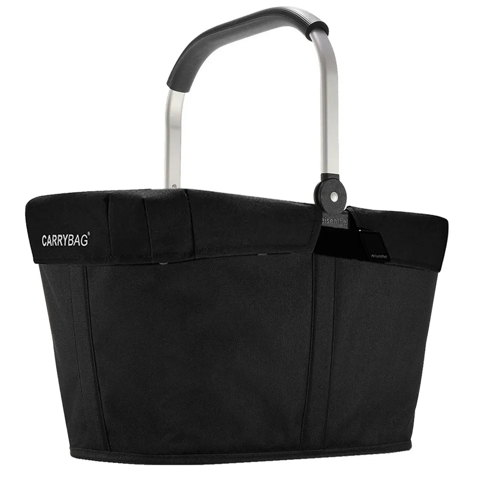 reisenthel-carrybag-henkelkorb-einkaufskorb-faltbar-schwarz-inkl-cover-schwarz image 1
