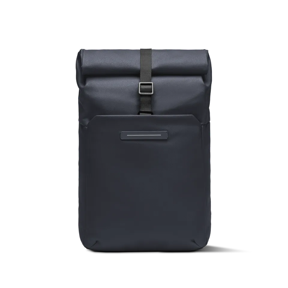 horizn-studios-sofo-rolltop-backpack-x-rucksack-aus-gewachstem-canvas-night-blue image 1