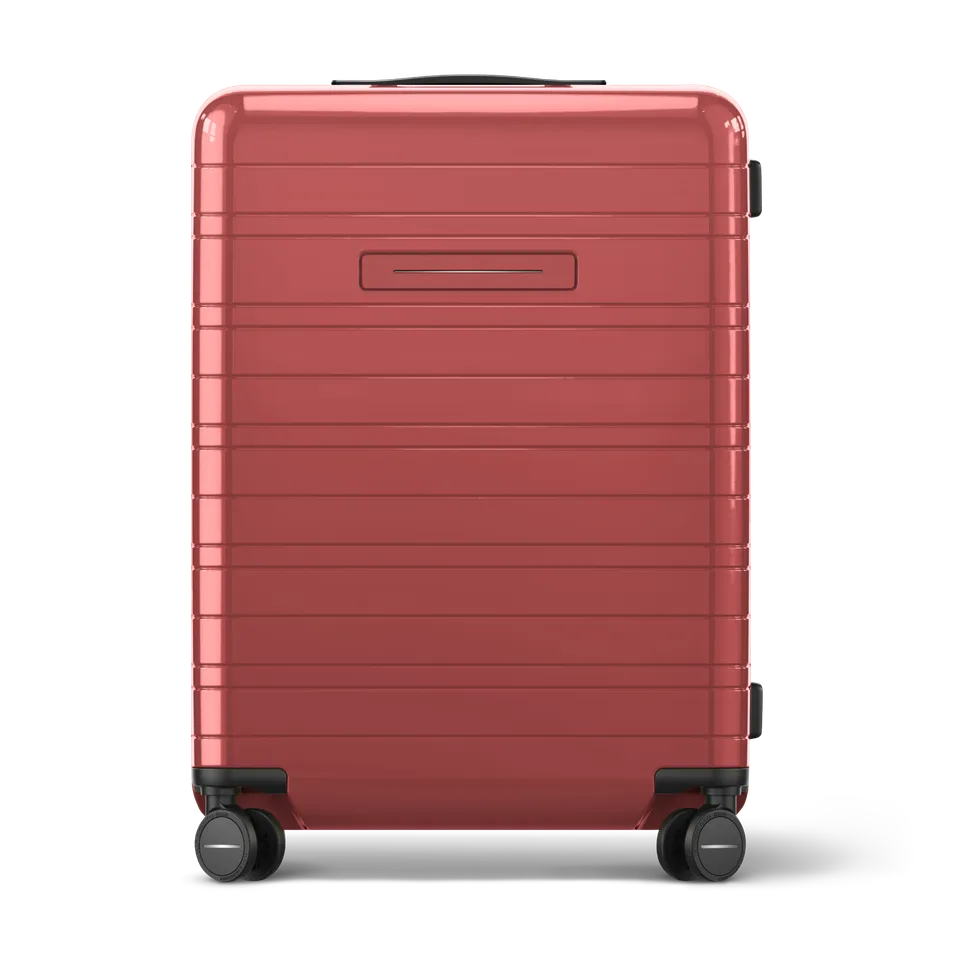 horizn-studios-h6-essential-check-in-m-64-cm-glossy-true-red-premium-hard-shell- image 1