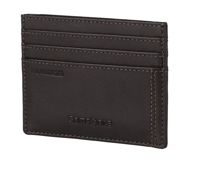 samsonite-attack-2-slg-kartenetui-leder-kartenetui-10-cm-ebony-brown-mit-rfid-sc image 1