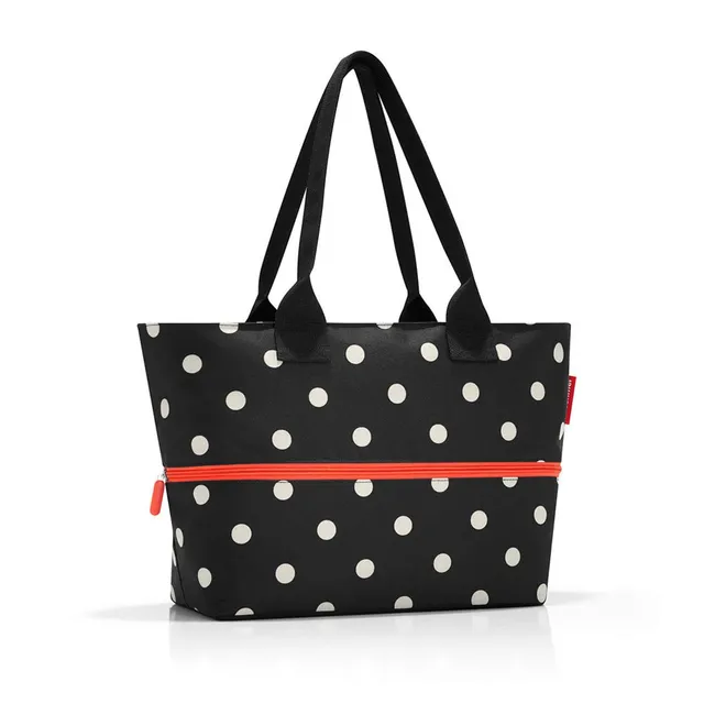 reisenthel-shopper-e1-mixed-dots-erweiterbare-einkaufstasche-12-auf-18-l-mit-uml image 1