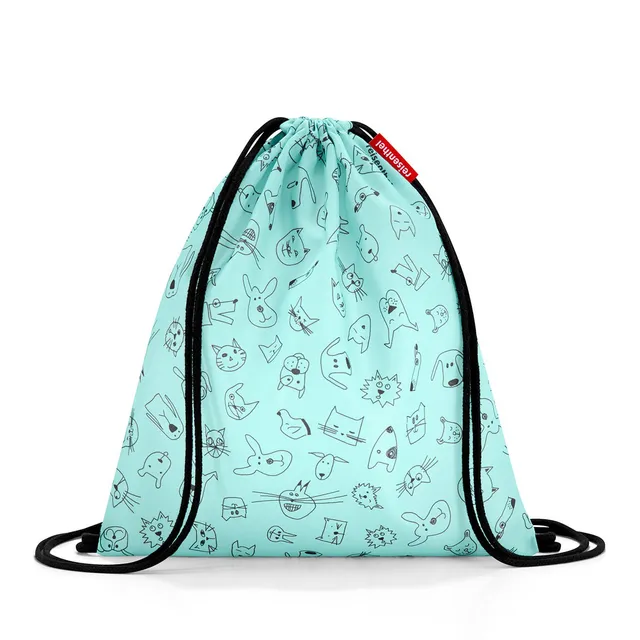 reisenthel-mysac-kids-cats-and-dogs-kinder-reisetasche-mint-5-l-wendbare-umh-nge image 1