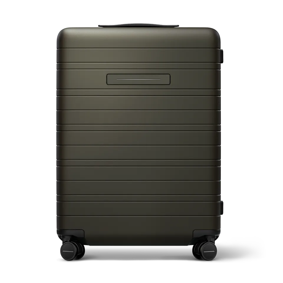 horizn-studios-h6-essential-check-in-trolley-gr-e-m-64-cm-premium-hard-shell-dar image 1