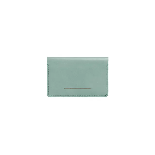 horizn-studios-double-card-holder-kartenetui-marine-green-vacchetta-leder image 1