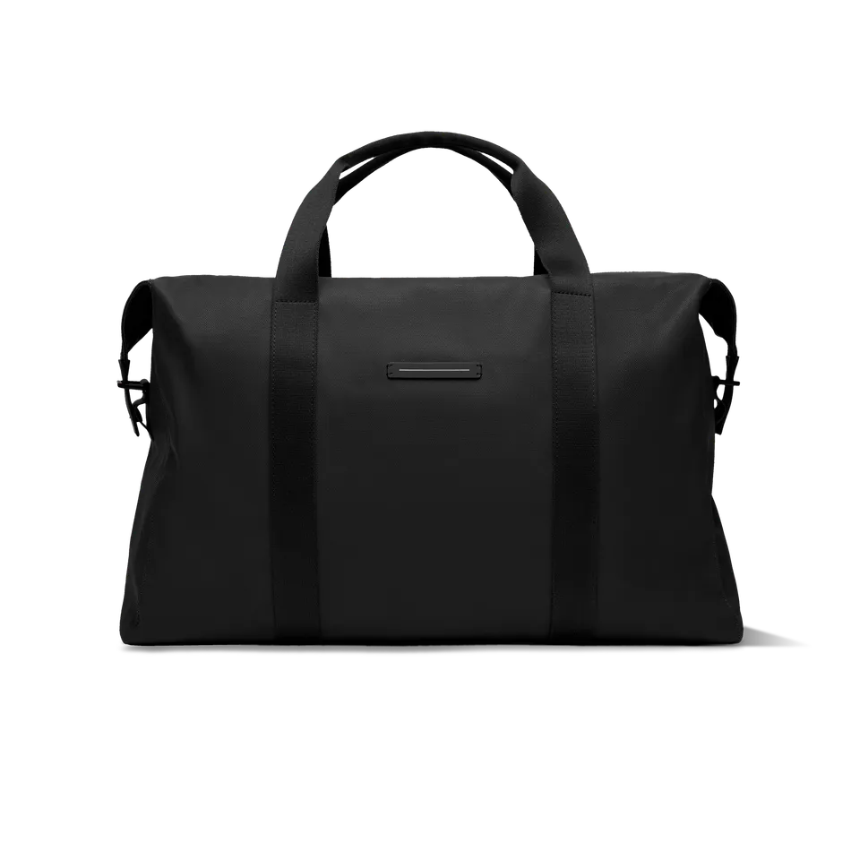 horizn-studios-sofo-weekender-l-black-recycelte-wasserdichte-waxed-canvas image 1