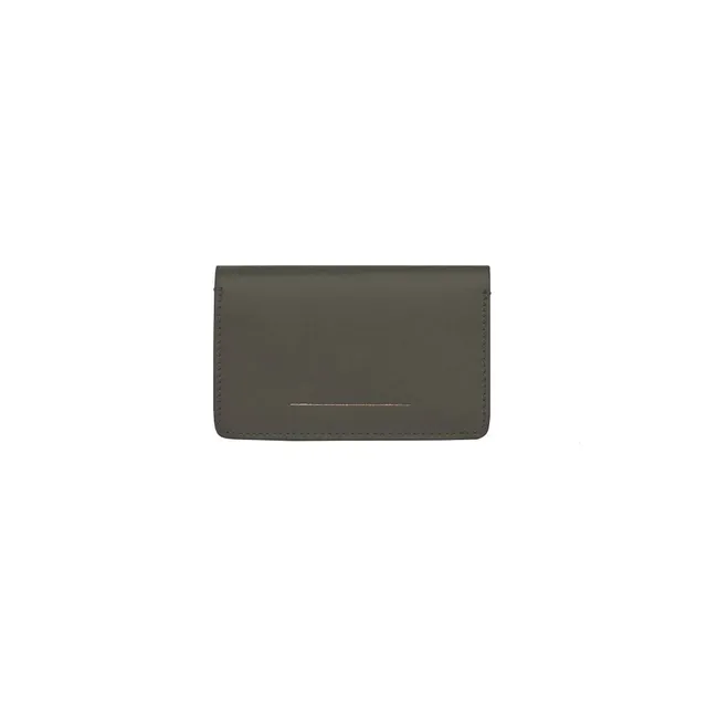 horizn-studios-double-card-holder-dark-olive-vacchetta-leder-doppel-kartenetui image 1