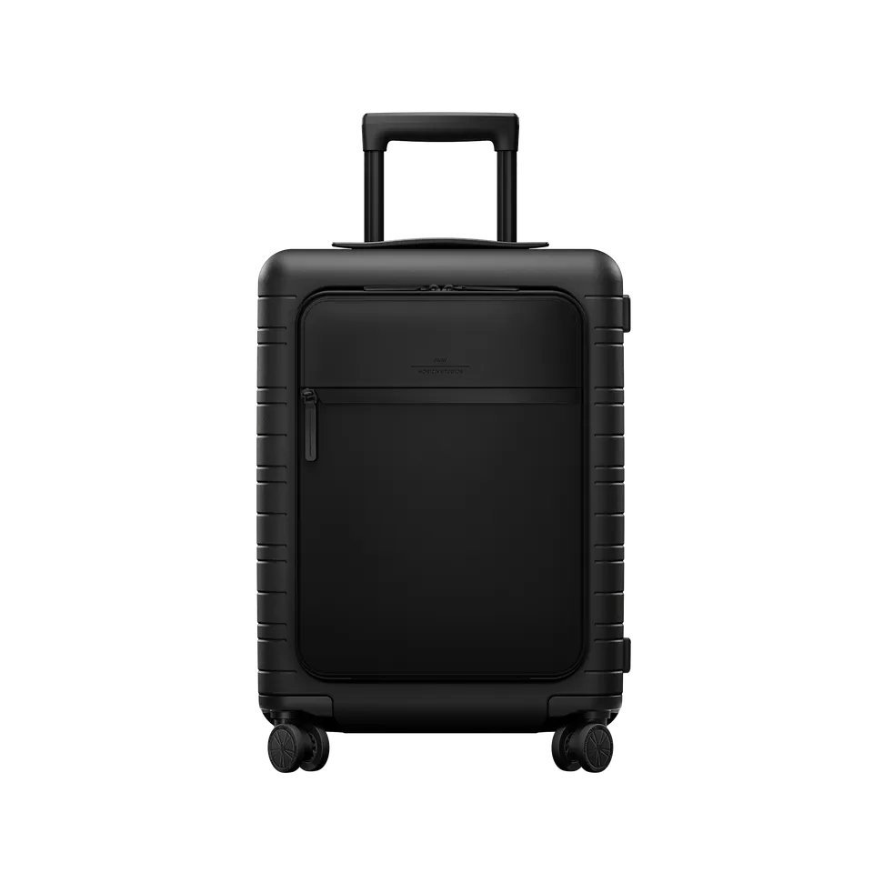 horizn-studios-m5-bmw-edition-multi-shell-kabinentrolley-all-black-55-cm-mit-fro image 1