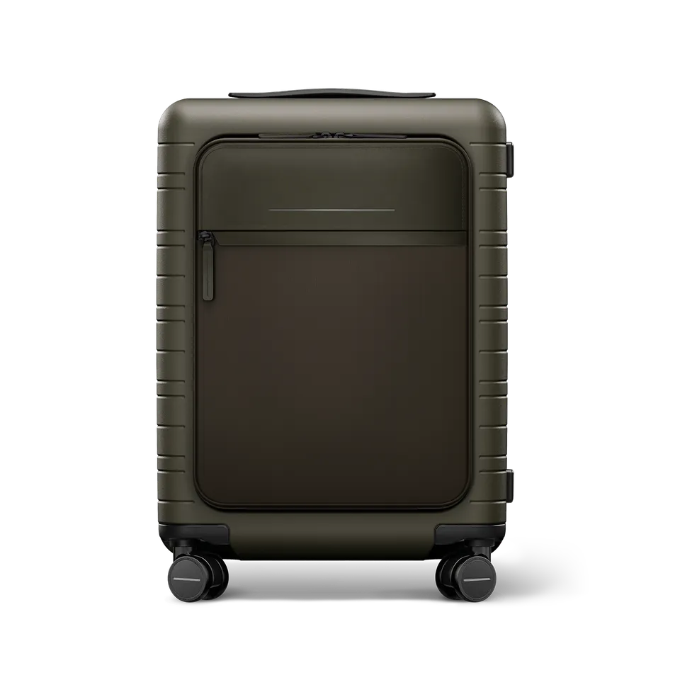 horizn-studios-m5-essential-dark-olive-kabinentrolley-mit-fronttasche-55-cm-mult image 1