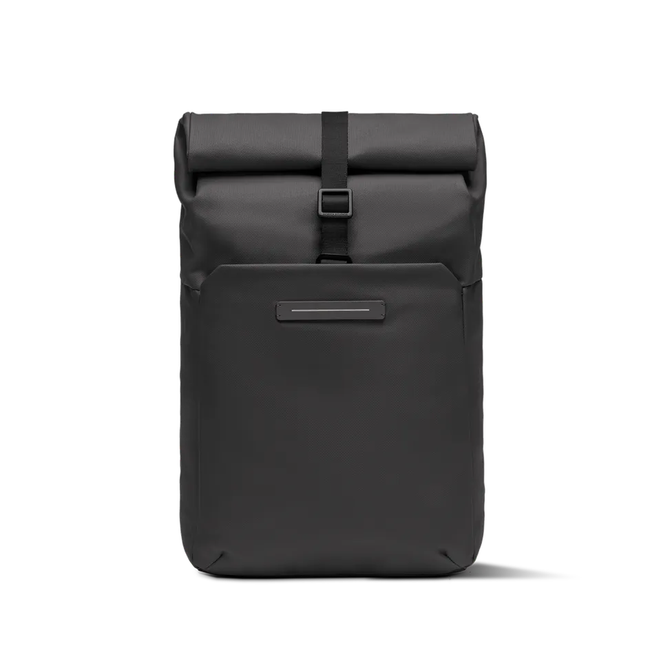 horizn-studios-sofo-rolltop-backpack-x-all-black-waxed-canvas-rolltop-rucksack image 1