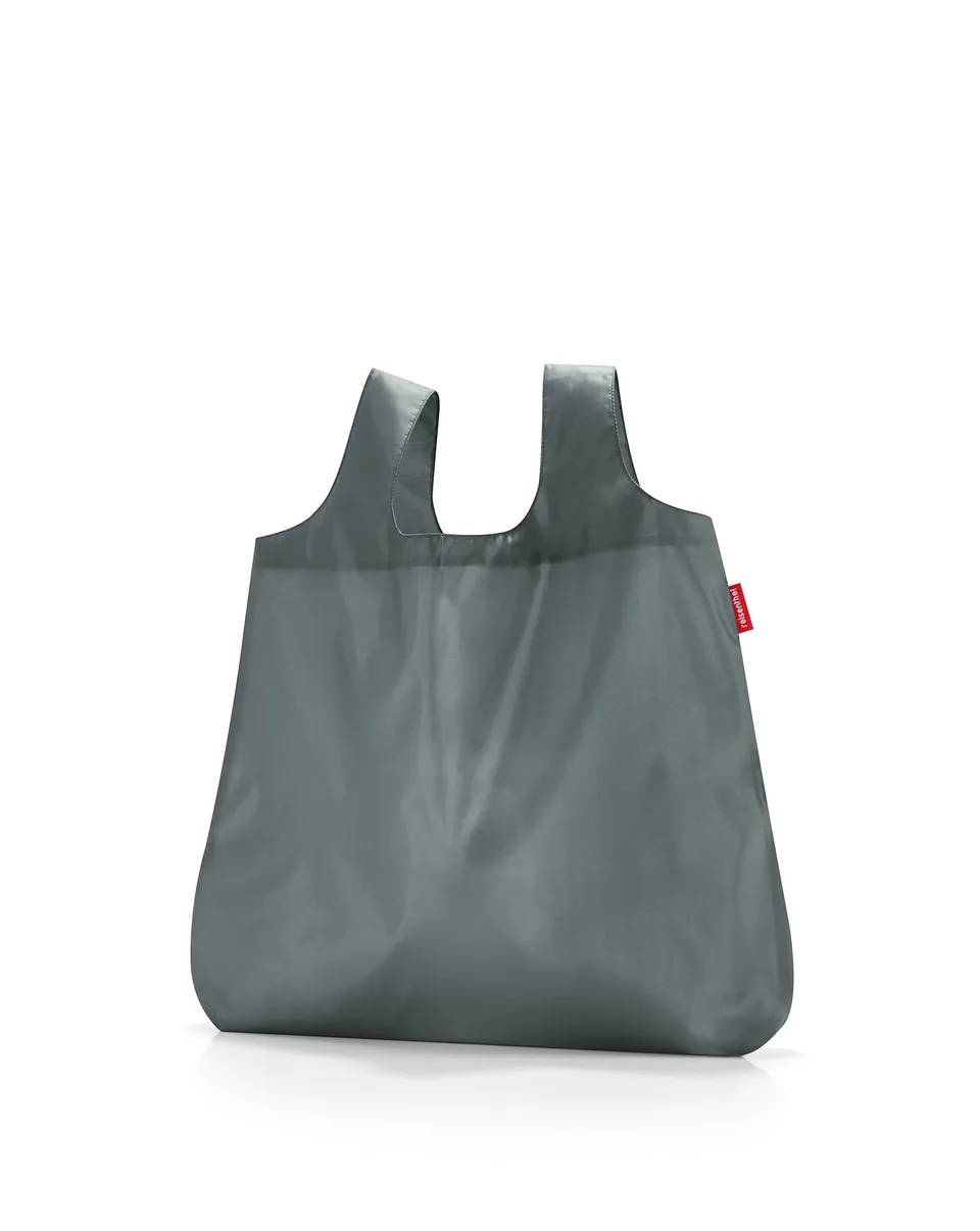 reisenthel-mini-maxi-shopper-pocket-einkaufstasche-grau-15-liter-faltbar-auf-5-x image 1