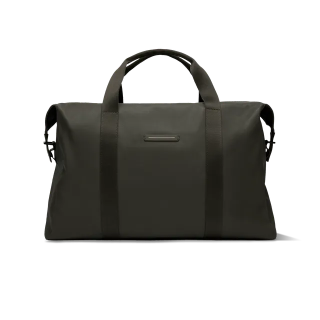 horizn-studios-sofo-weekender-l-dark-olive-recyceltes-wachs-canvas-reisetasche image 1