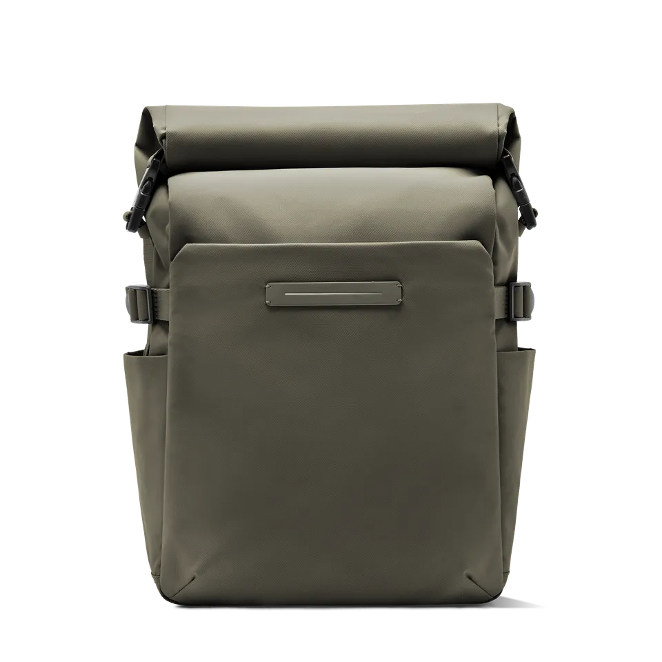 horizn-studios-shibuya-rolltop-rucksack-dark-olive-recyceltes-nylon image 1