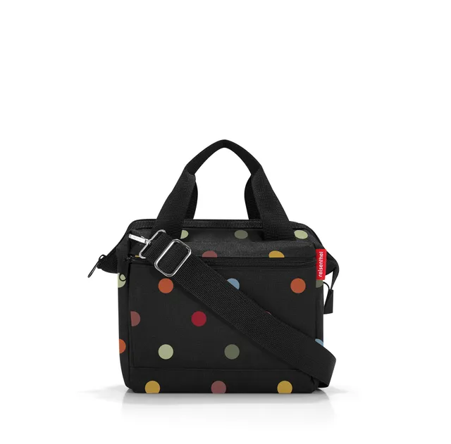 reisenthel-allrounder-cross-dots-crossbody-tasche-4-l-mit-tablet-fach-schwarz-mi image 1