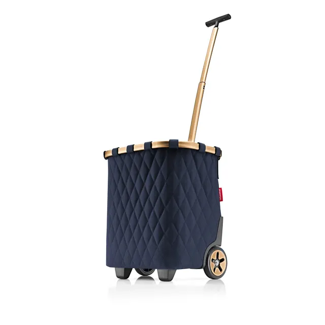 reisenthel-carrycruiser-einkaufstrolley-rhombus-midnight-gold-trolley-mit-alumin image 1