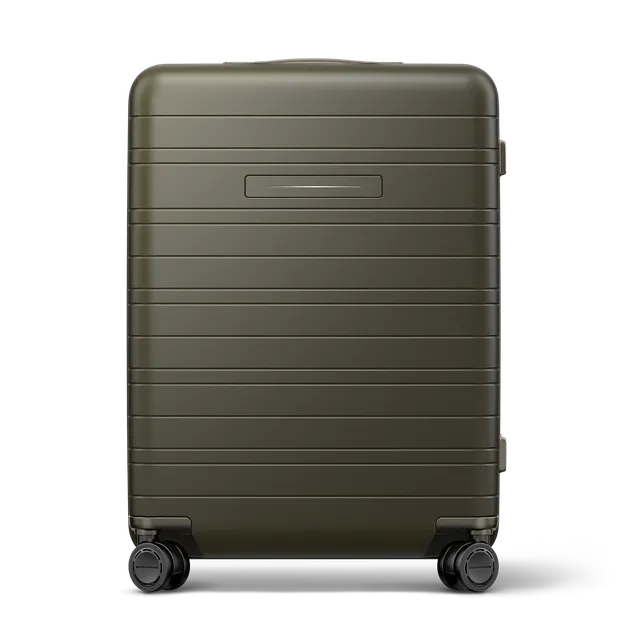 horizn-studios-h6-pro-check-in-m-dark-olive-premium-hard-shell-trolley-64-cm-auf image 1