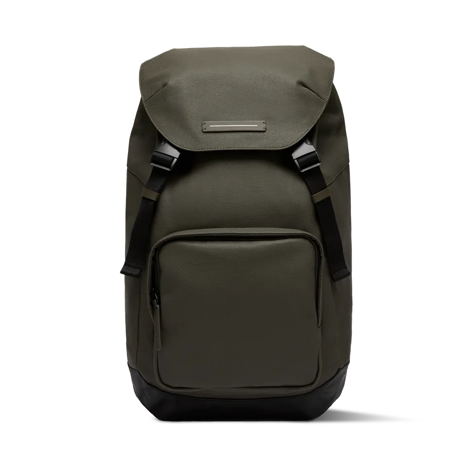 horizn-studios-sofo-backpack-city-dark-olive-recyceltes-wasserabweisendes-canvas image 1