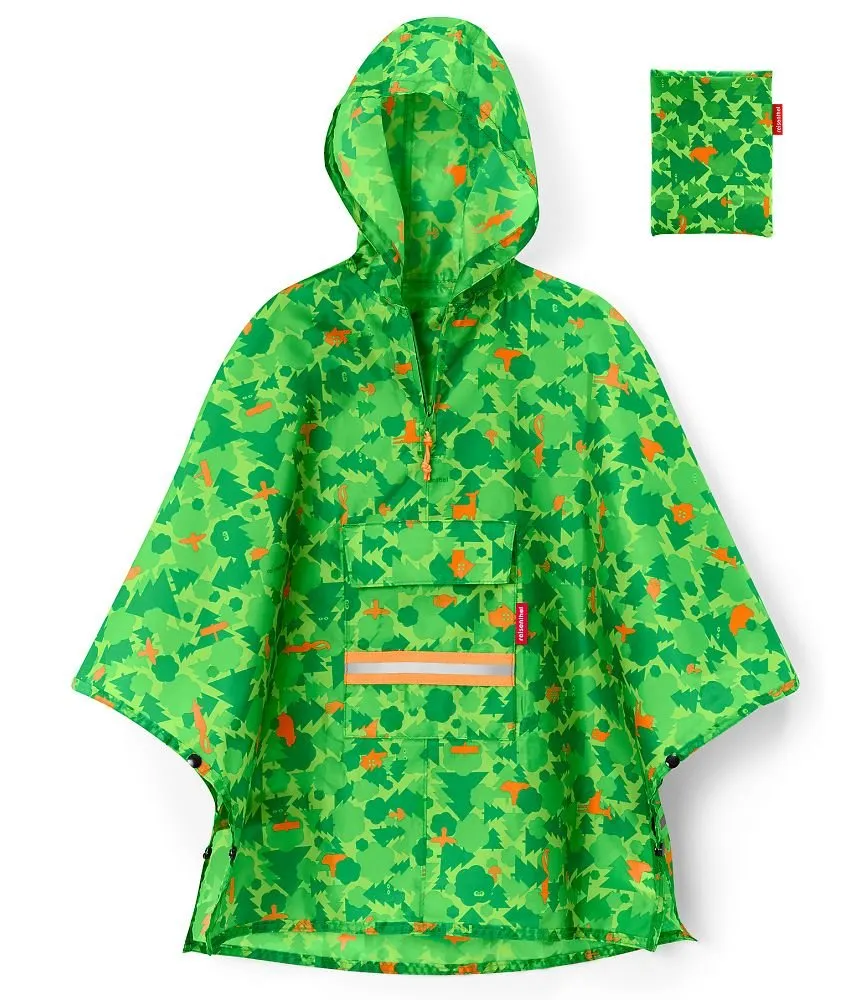 reisenthel-mini-maxi-poncho-m-kids-regenponcho-f-r-kinder-93-x-62-cm-platzsparen image 1