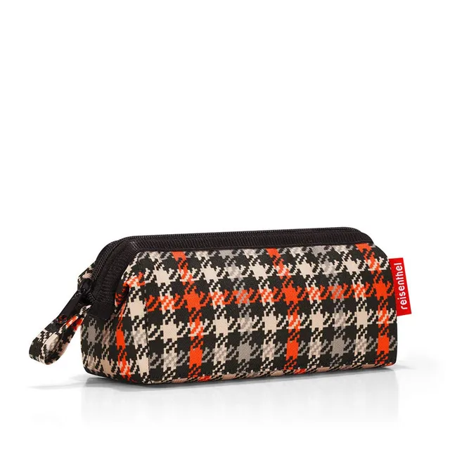 reisenthel-travelcosmetic-xs-kulturtasche-19-cm-1-5-liter-glencheck-red-mit-meta image 1