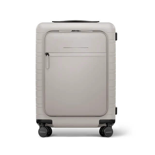 horizn-studios-m5-essential-handgep-ck-koffer-sand-grey-55-cm-mit-frontfach image 1