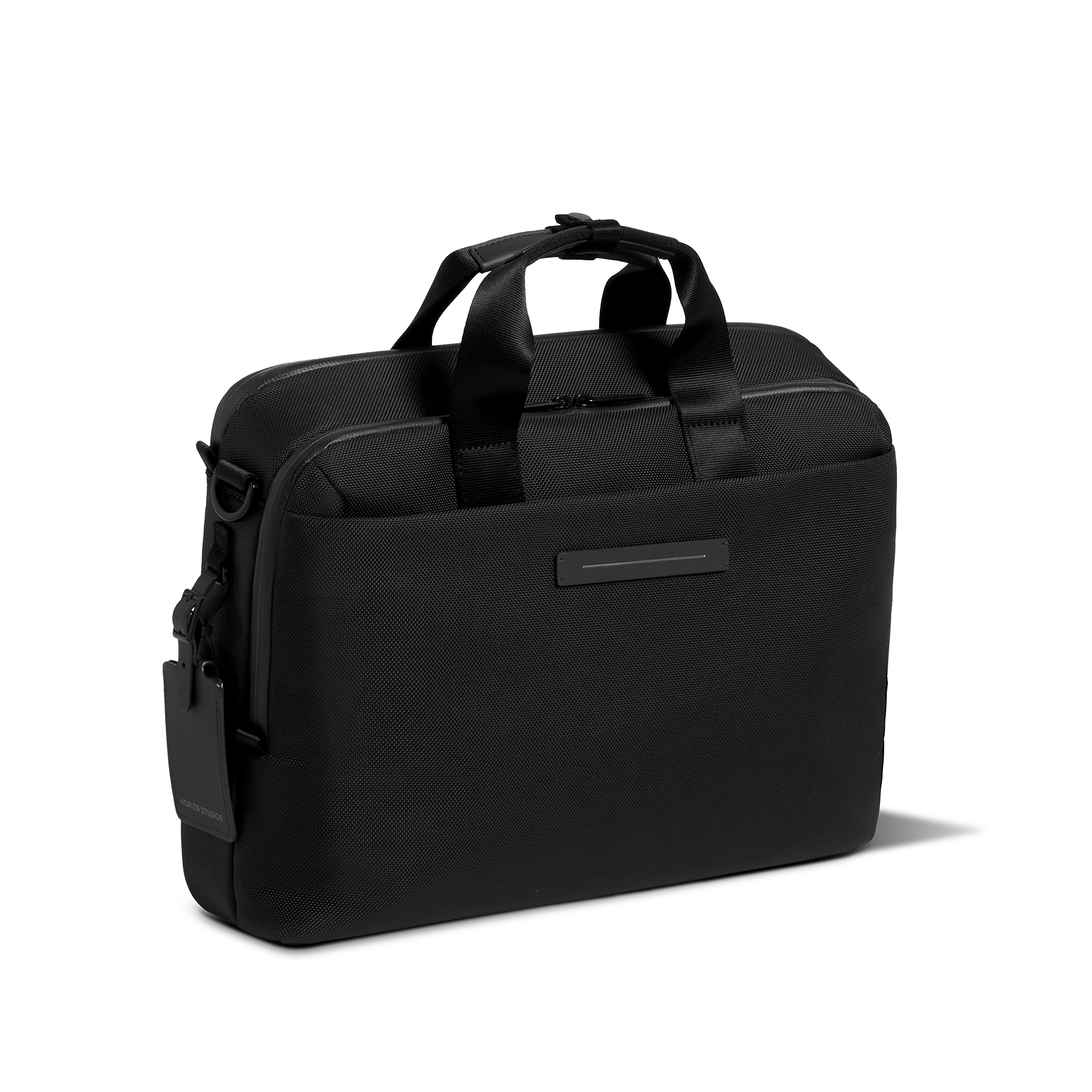 horizn-studios-midtown-aktenkoffer-business-tasche-all-black-hochwertiges-nylon image 2