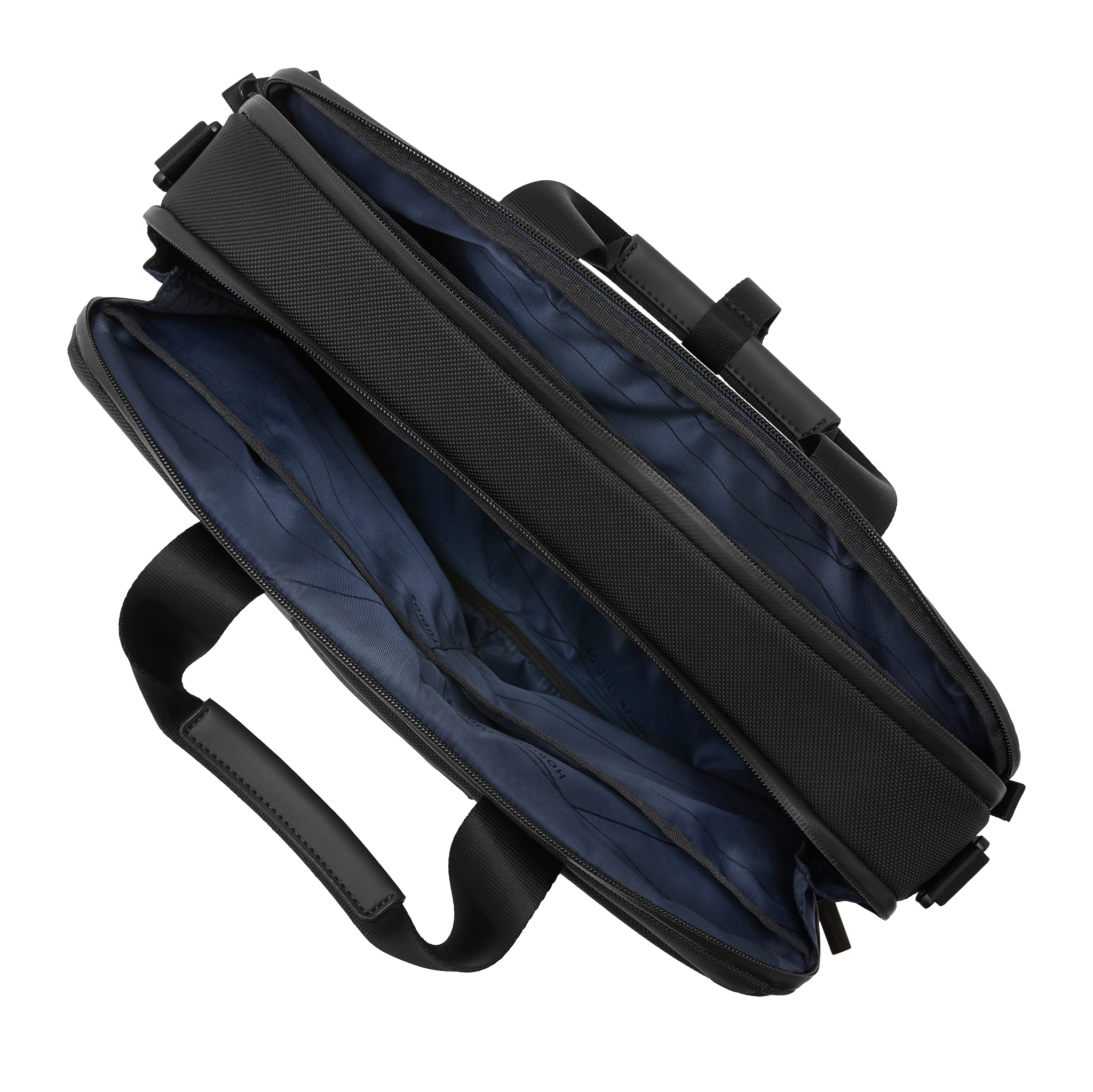 horizn-studios-midtown-aktenkoffer-business-tasche-all-black-hochwertiges-nylon image 4