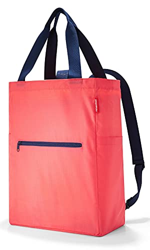 reisenthel-mini-maxi-2-in-1-tragetasche-und-rucksack-19-liter-coral-faltbar-wass image 4