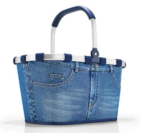 reisenthel-set-carrybag-einkaufskorb-22-l-jeans-bk4063-cover-blau-bp4059 image 6