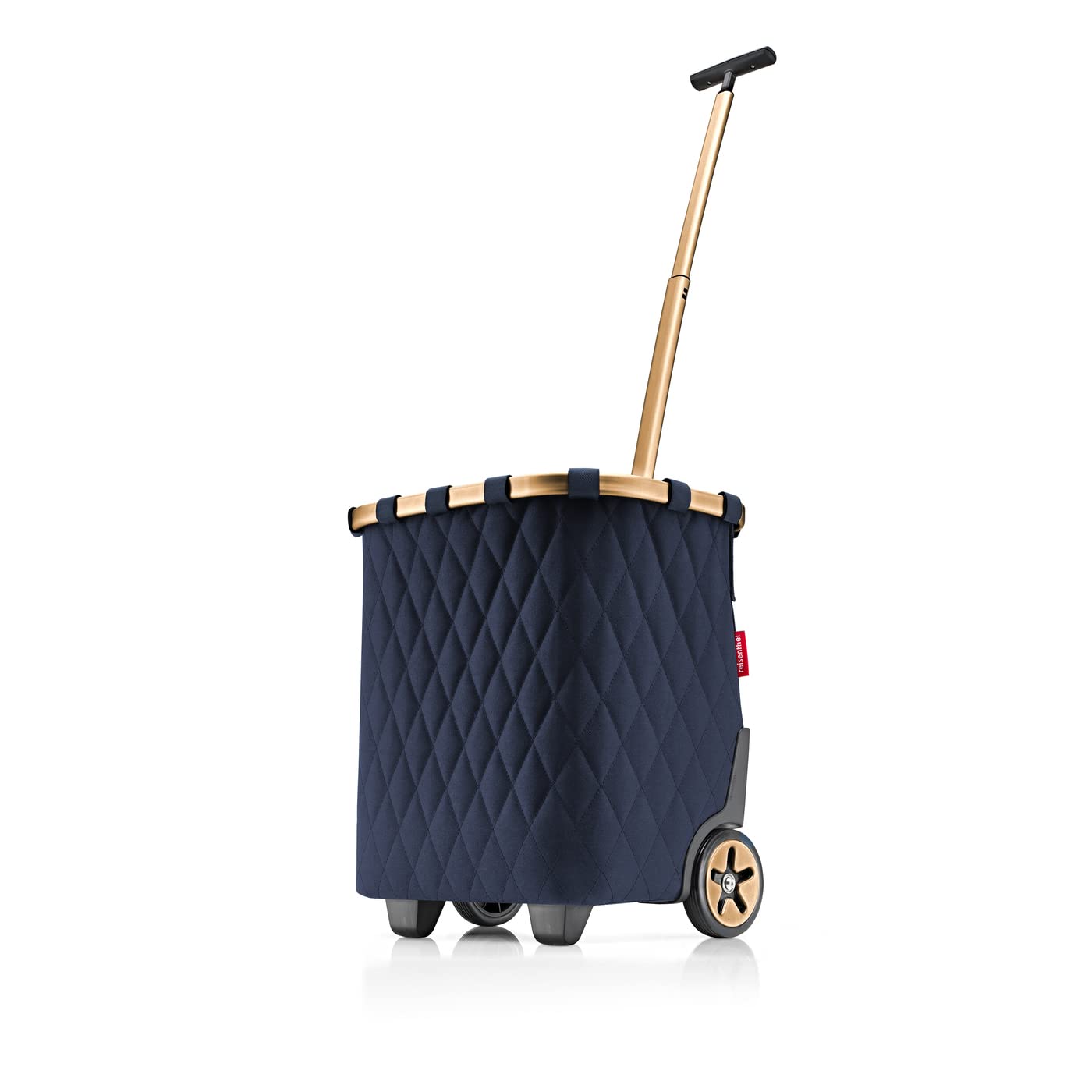 reisenthel-carrycruiser-einkaufstrolley-rhombus-midnight-gold-trolley-mit-alumin image 1