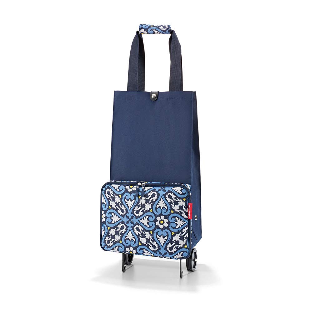reisenthel-foldabletrolley-einkaufstrolley-30-l-blau-dreifach-faltbar-wasserabwe image 1