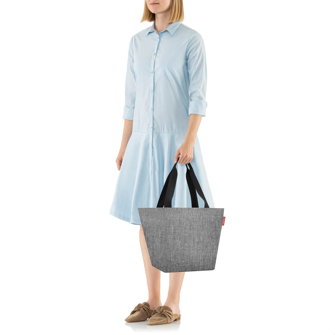 reisenthel-shopper-m-op-art-ger-umige-shopping-bag-und-elegante-handtasche-aus-w image 2