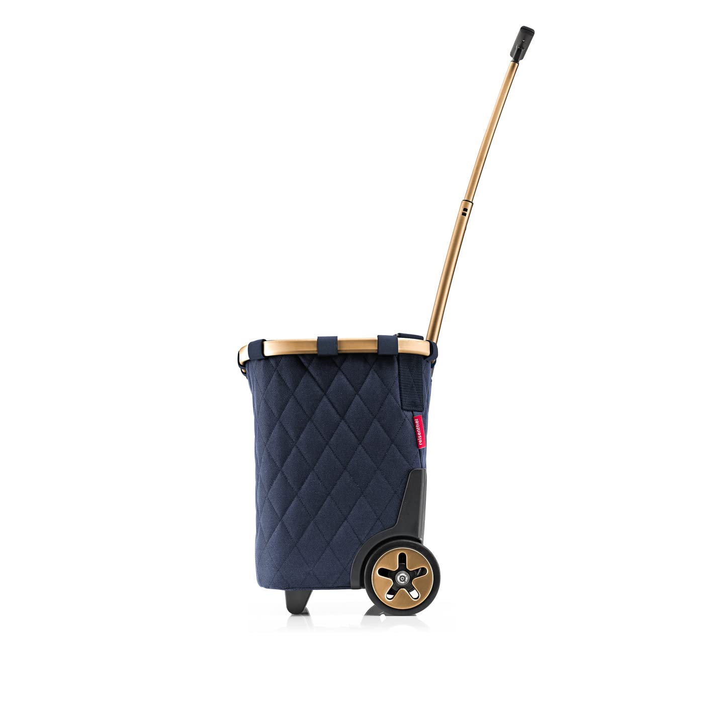 reisenthel-carrycruiser-einkaufstrolley-rhombus-midnight-gold-trolley-mit-alumin image 2
