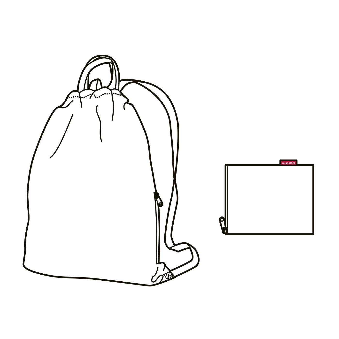 reisenthel-mini-maxi-sacpack-turnbeutel-paisley-ruby-43-cm-15-liter-wasserabweis image 4