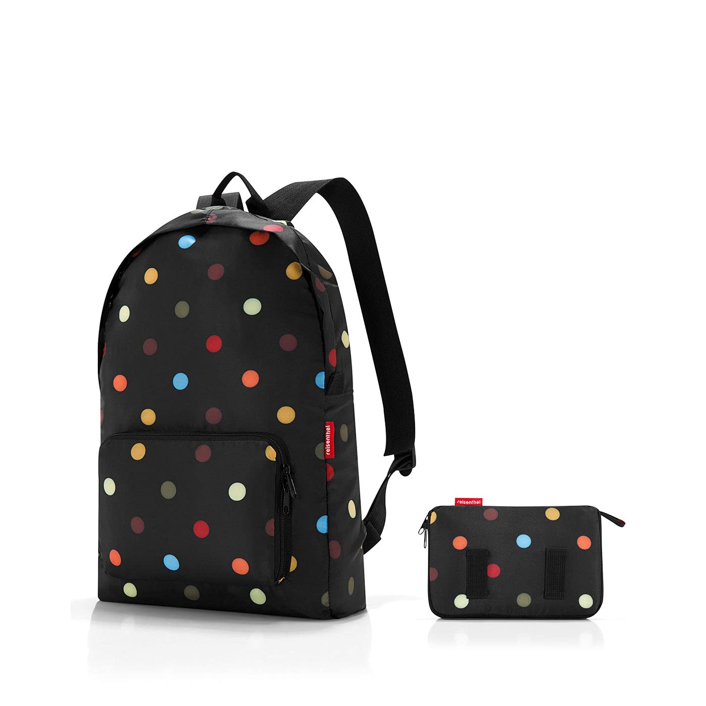 reisenthel-mini-maxi-rucksack-faltbarer-zweit-rucksack-dots-7009-mit-rei-verschl image 3
