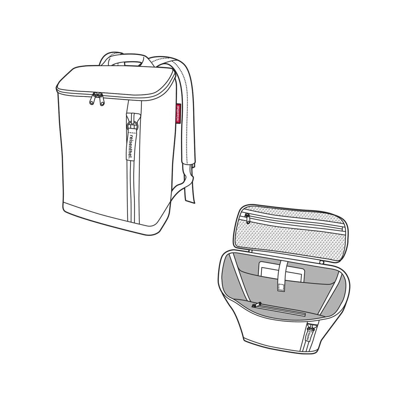 reisenthel-overnighter-backpack-m-sportlich-eleganter-rucksack-mit-laptopfach-ha image 4